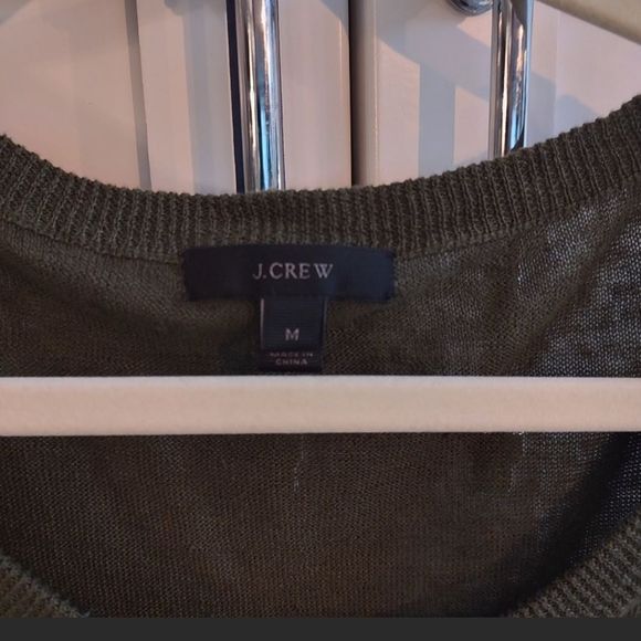 J.Crew Linen 3/4 Sleeve Pom Pom Trim Sweater Bundle - Picture 5 of 15